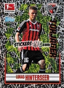 Cromo Lukas Hinterseer - German Football Bundesliga 2015-2016 - Topps