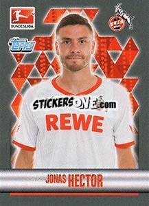 Sticker Jonas Hector - German Football Bundesliga 2015-2016 - Topps