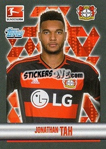 Sticker Jonathan Tah - German Football Bundesliga 2015-2016 - Topps