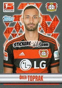 Sticker Ömer Toprak - German Football Bundesliga 2015-2016 - Topps