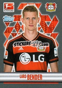 Sticker Lars Bender - German Football Bundesliga 2015-2016 - Topps