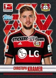 Sticker Christoph Kramer - German Football Bundesliga 2015-2016 - Topps