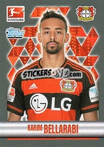 Sticker Karim Bellarabi - German Football Bundesliga 2015-2016 - Topps