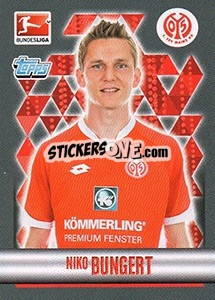 Sticker Niko Bungert - German Football Bundesliga 2015-2016 - Topps