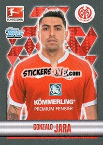 Cromo Gonzalo Jara - German Football Bundesliga 2015-2016 - Topps