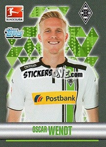 Sticker Oscar Wendt - German Football Bundesliga 2015-2016 - Topps