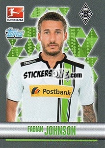 Sticker Fabian Johnson - German Football Bundesliga 2015-2016 - Topps