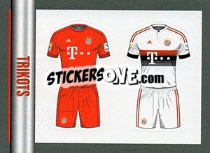 Sticker Trikot - German Football Bundesliga 2015-2016 - Topps