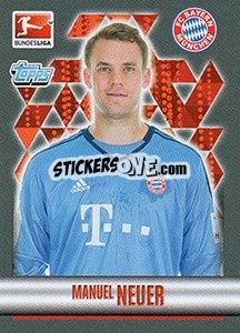 Sticker Manuel Neuer - German Football Bundesliga 2015-2016 - Topps