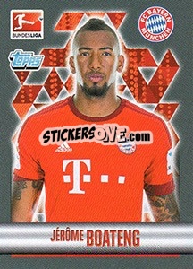 Figurina Jérôme Boateng - German Football Bundesliga 2015-2016 - Topps