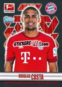 Sticker Douglas Costa - German Football Bundesliga 2015-2016 - Topps