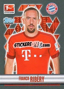 Sticker Franck Ribéry - German Football Bundesliga 2015-2016 - Topps