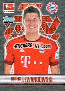 Sticker Robert Lewandowski - German Football Bundesliga 2015-2016 - Topps