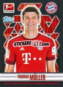 Sticker Thomas Müller - German Football Bundesliga 2015-2016 - Topps