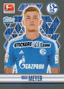 Sticker Max Meyer - German Football Bundesliga 2015-2016 - Topps