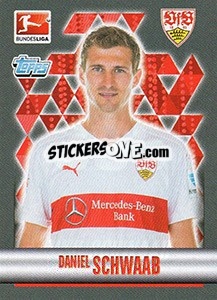 Sticker Daniel Schwaab - German Football Bundesliga 2015-2016 - Topps