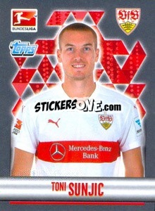 Sticker Toni Sunjic - German Football Bundesliga 2015-2016 - Topps