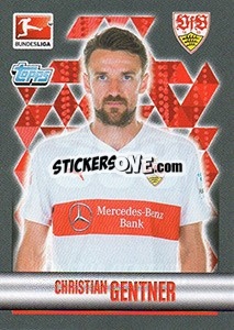 Sticker Christian Gentner - German Football Bundesliga 2015-2016 - Topps