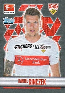 Sticker Daniel Ginczek - German Football Bundesliga 2015-2016 - Topps