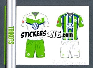 Sticker Trikot - German Football Bundesliga 2015-2016 - Topps