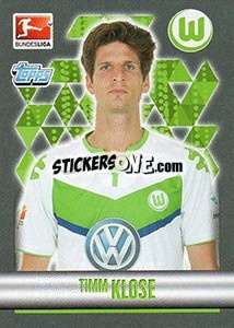 Cromo Timm Klose - German Football Bundesliga 2015-2016 - Topps