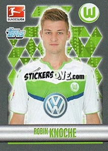 Sticker Robin Knoche - German Football Bundesliga 2015-2016 - Topps