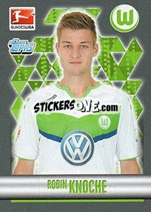 Cromo Robin Knoche - German Football Bundesliga 2015-2016 - Topps