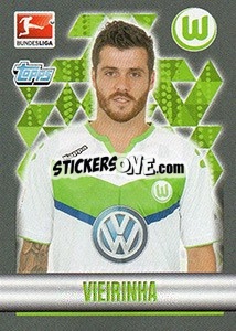 Sticker Vieirinha - German Football Bundesliga 2015-2016 - Topps