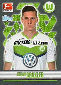 Sticker Julian Draxler - German Football Bundesliga 2015-2016 - Topps