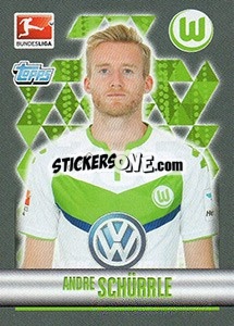 Sticker Andre Schürrle - German Football Bundesliga 2015-2016 - Topps