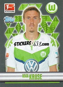 Sticker Max Kruse - German Football Bundesliga 2015-2016 - Topps