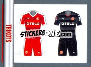 Sticker Trikot (Fortuna Düsseldorf) - German Football Bundesliga 2015-2016 - Topps