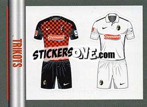 Sticker Trikot (SC Freiburg) - German Football Bundesliga 2015-2016 - Topps