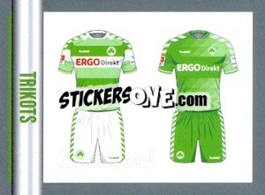 Figurina Trikot (SpVgg Greuther Fürth) - German Football Bundesliga 2015-2016 - Topps