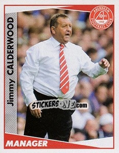 Sticker Jimmy Calderwood - Scottish Premier League 2006-2007 n. 9 - Panini