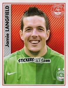 Sticker Jamie Langfield - Scottish Premier League 2006-2007 n. 15 - Panini