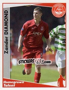 Sticker Zander Diamond - Scottish Premier League 2006-2007 n. 34 - Panini