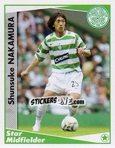 Sticker Shunsuke Nakamura - Scottish Premier League 2006-2007 - Panini