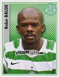 Figurina Bobo Balde - Scottish Premier League 2006-2007 - Panini