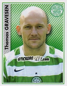 Sticker Thomas Gravesen - Scottish Premier League 2006-2007 n. 57 - Panini