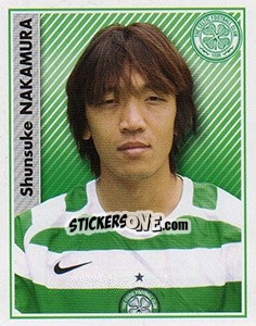 Sticker Shunsuke Nakamura - Scottish Premier League 2006-2007 n. 60 - Panini