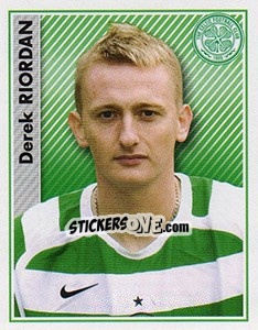 Sticker Derek Riordan - Scottish Premier League 2006-2007 n. 64 - Panini