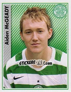 Sticker Aiden McGeady - Scottish Premier League 2006-2007 n. 66 - Panini