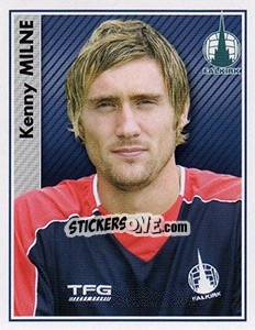 Sticker Kenny Milne - Scottish Premier League 2006-2007 n. 152 - Panini