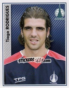 Sticker Tiago Rodrigues - Scottish Premier League 2006-2007 n. 154 - Panini