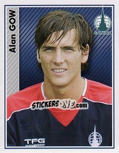 Sticker Alan Gow - Scottish Premier League 2006-2007 n. 165 - Panini