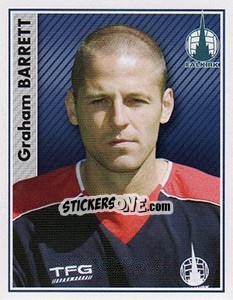 Sticker Graham Barrett - Scottish Premier League 2006-2007 n. 166 - Panini