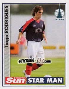 Sticker Tiago Rodrigues - Scottish Premier League 2006-2007 n. 169 - Panini