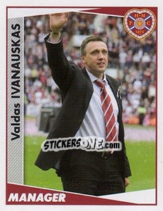 Figurina Valdas Ivanauskas - Scottish Premier League 2006-2007 - Panini