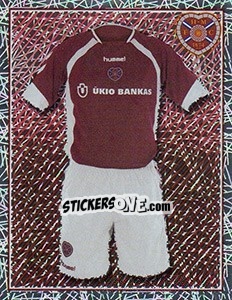 Cromo Home kit - Scottish Premier League 2006-2007 - Panini